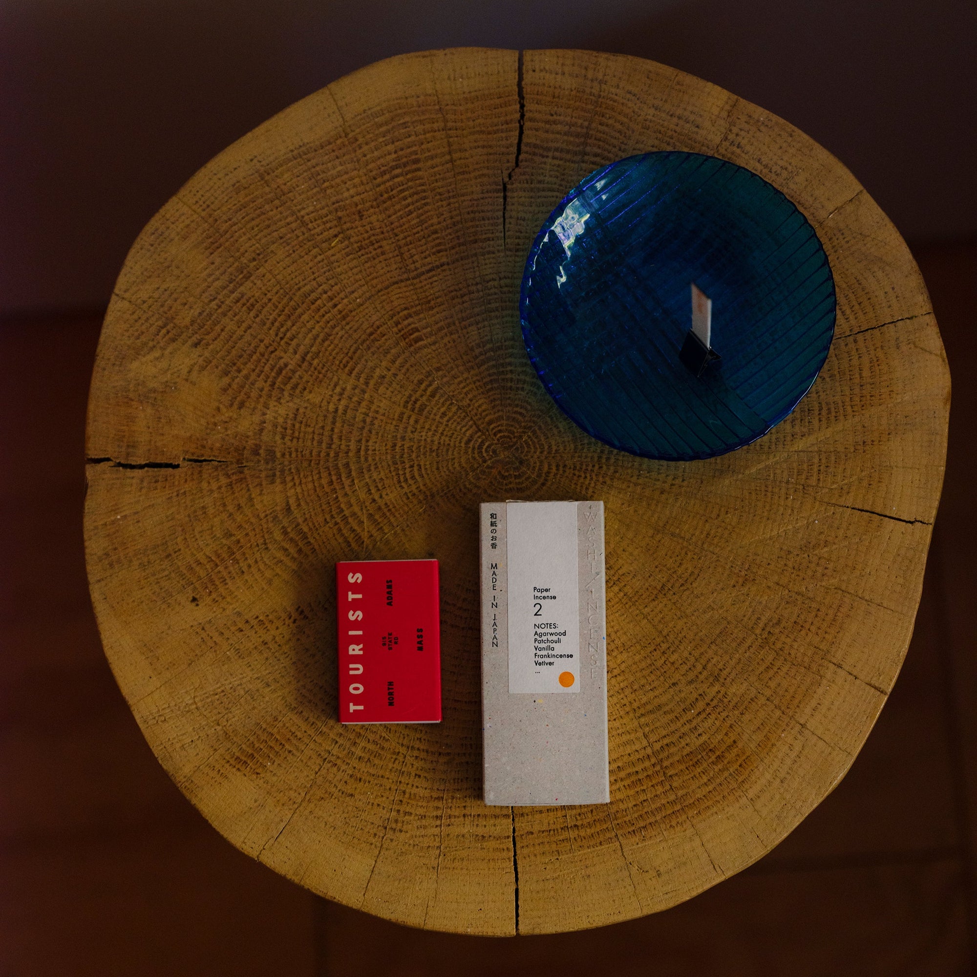 Hiroto Blue Glass Plate