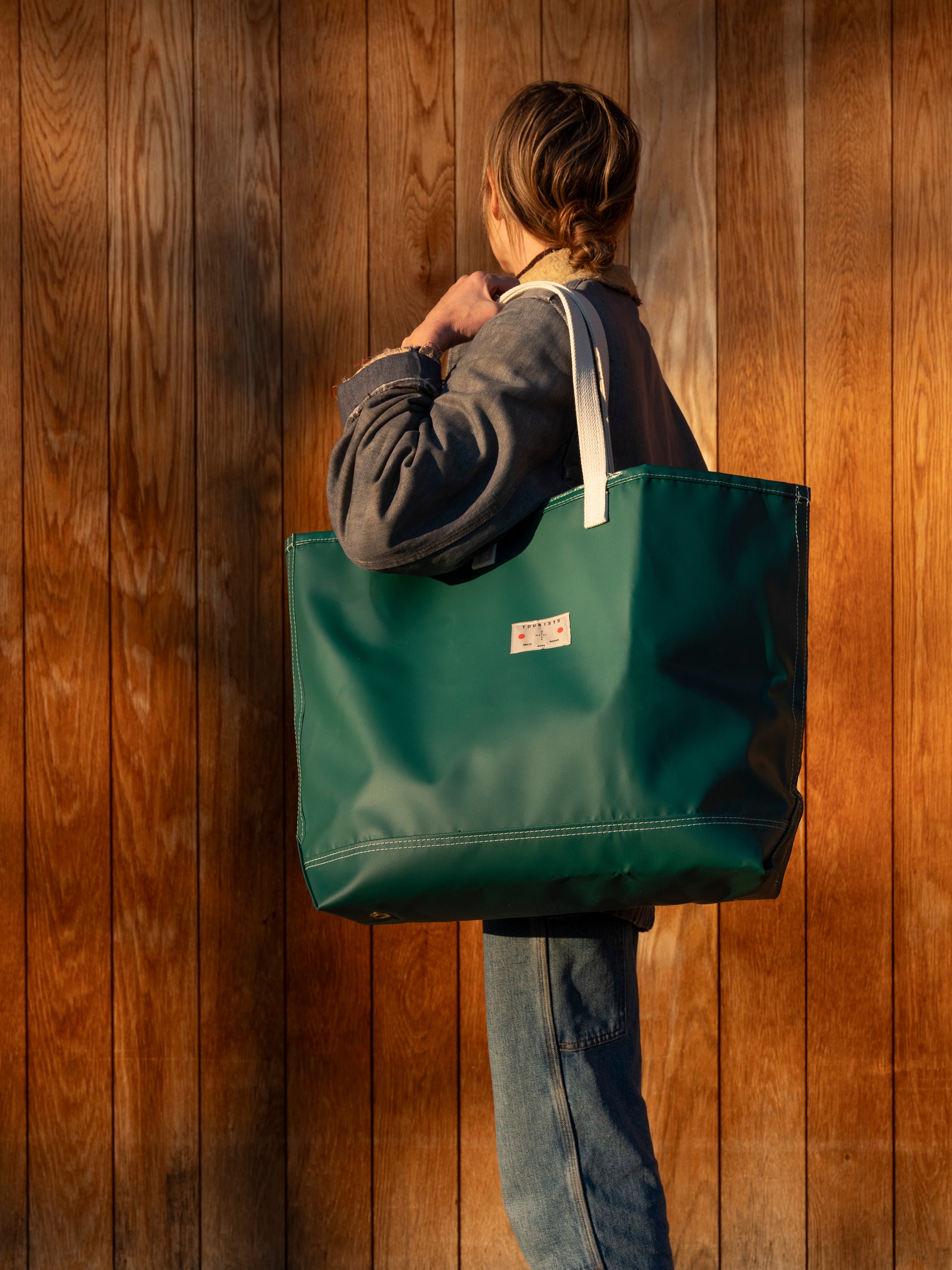 TOURISTS Vinyl Tote Bag