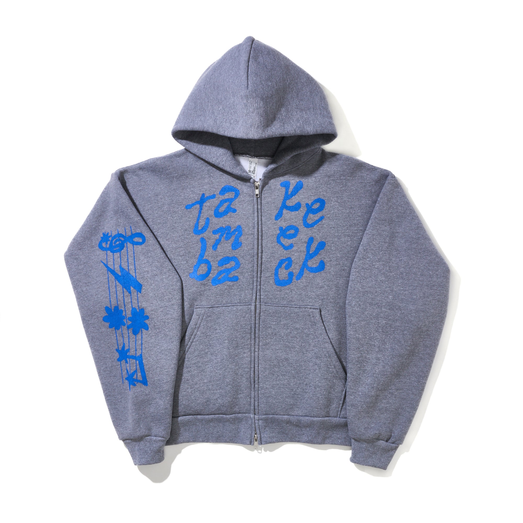 TOURISTS X CAN CAN PRESS Zip-up Hoodie