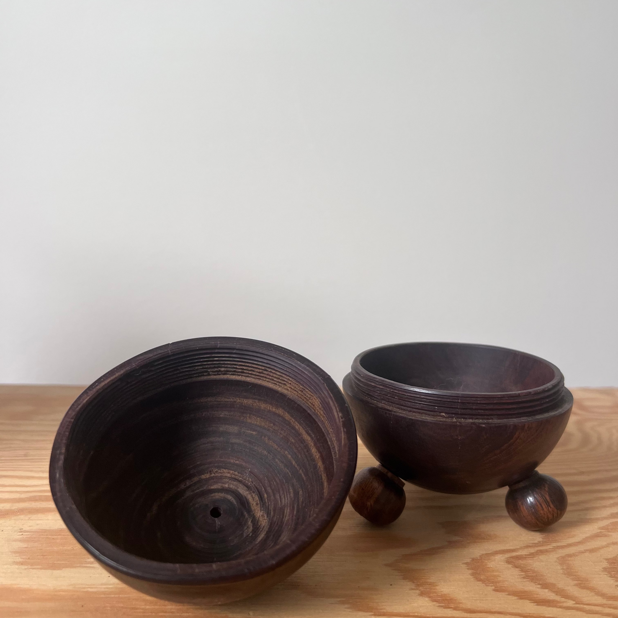 Vintage Wood Bud Vase