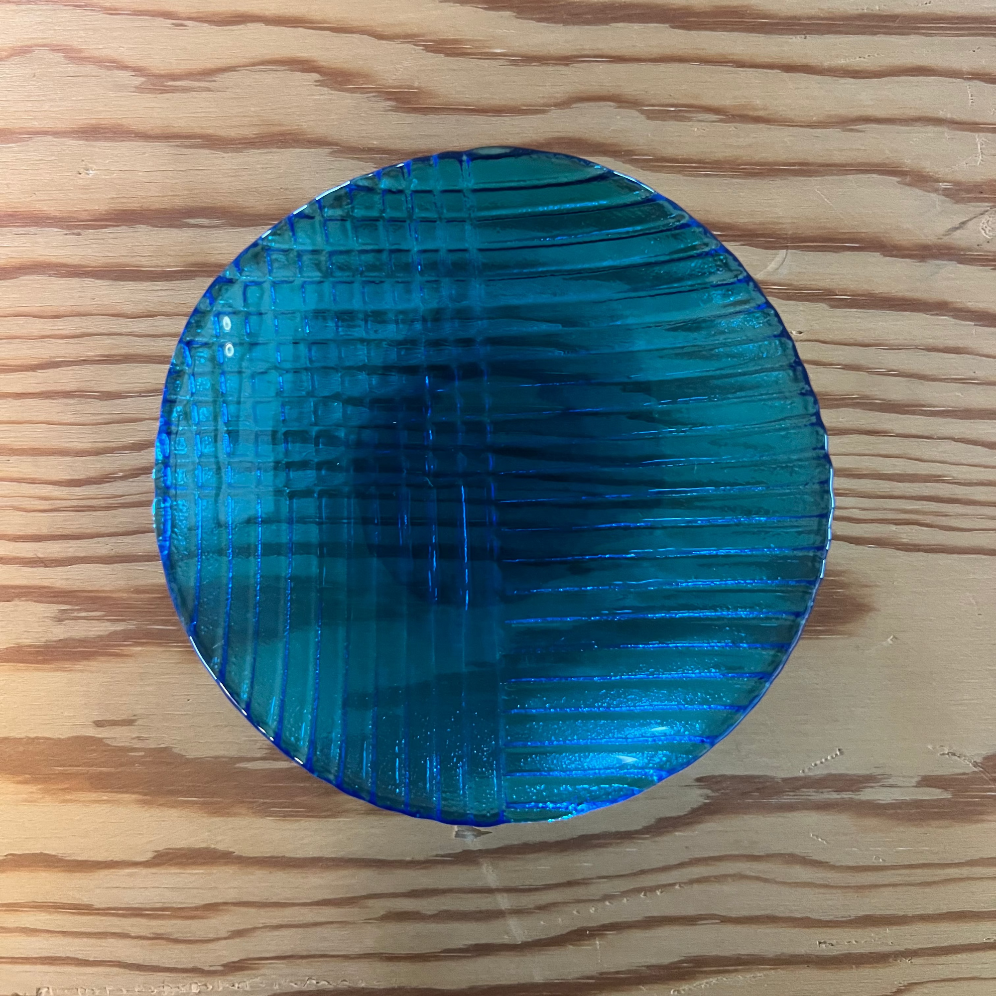 Hiroto Blue Glass Plate
