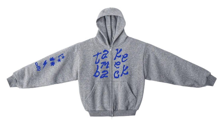 TOURISTS X CAN CAN PRESS Zip-up Hoodie