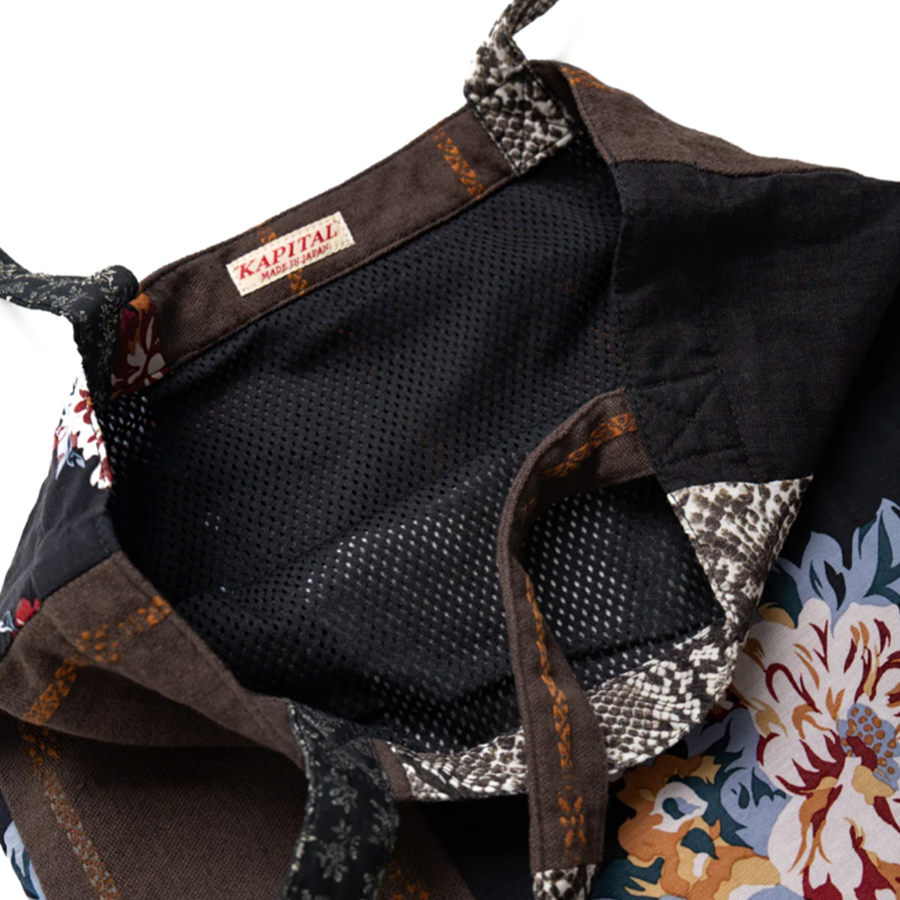 KAPITAL Novel Patchwork Tote