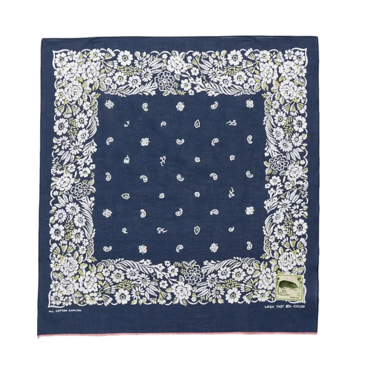 Kapital Churchill Garden Bandana - Navy