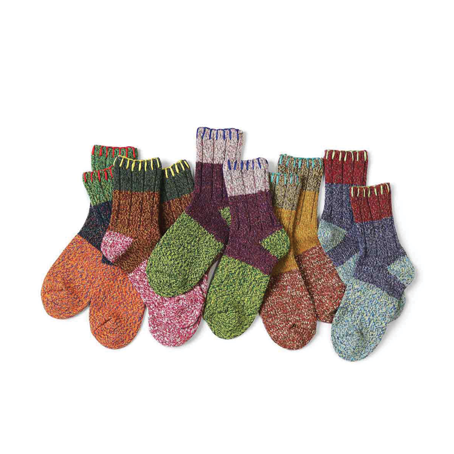 KAPITAL Hobo Stitch Socks