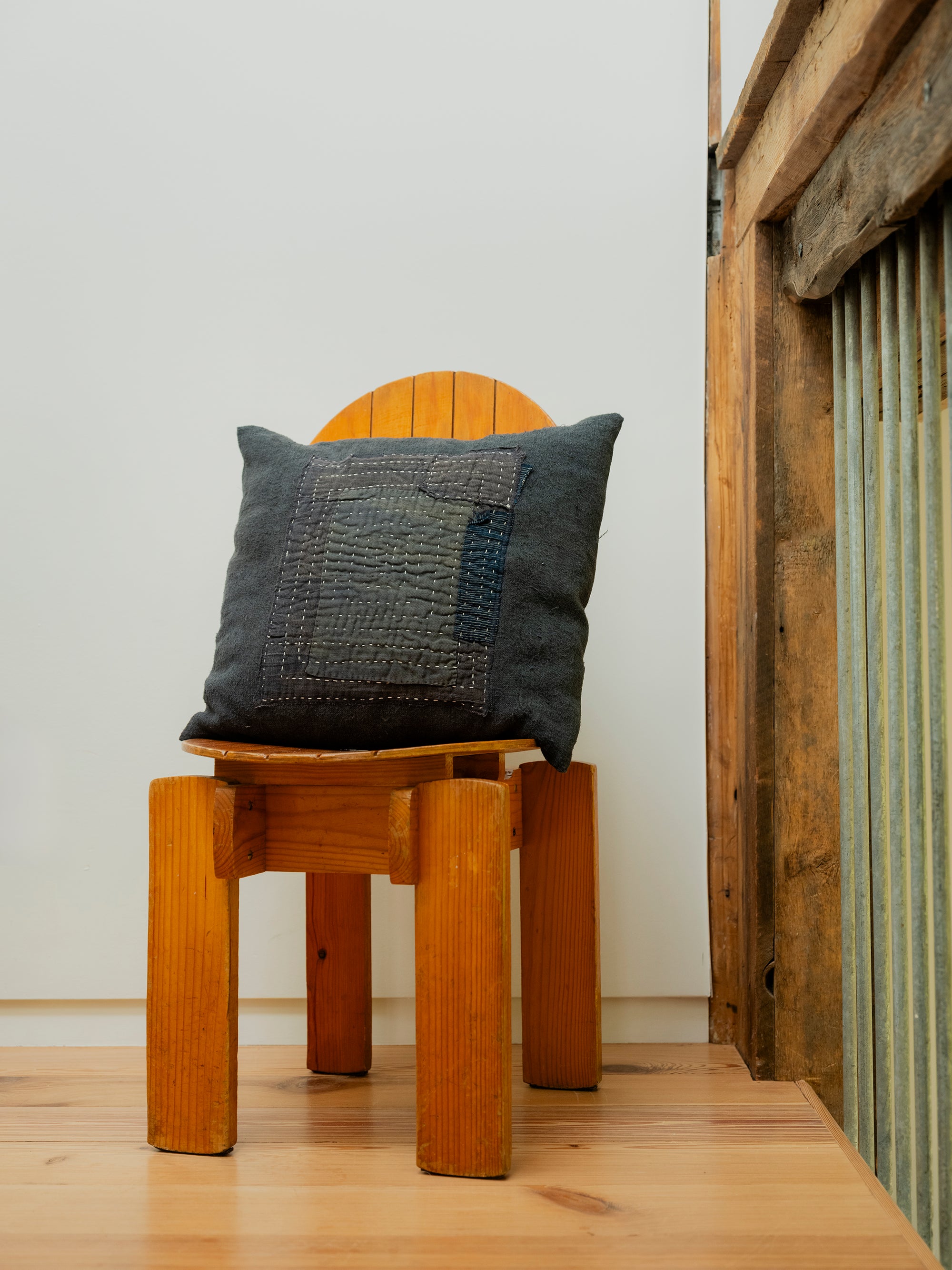 TOURISTS Vintage Japanese Boro Pillow Large