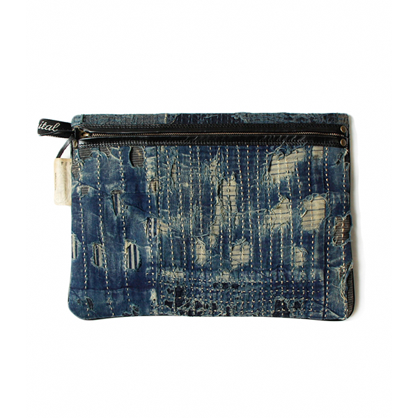 KAPITAL Boro Clutch Bag