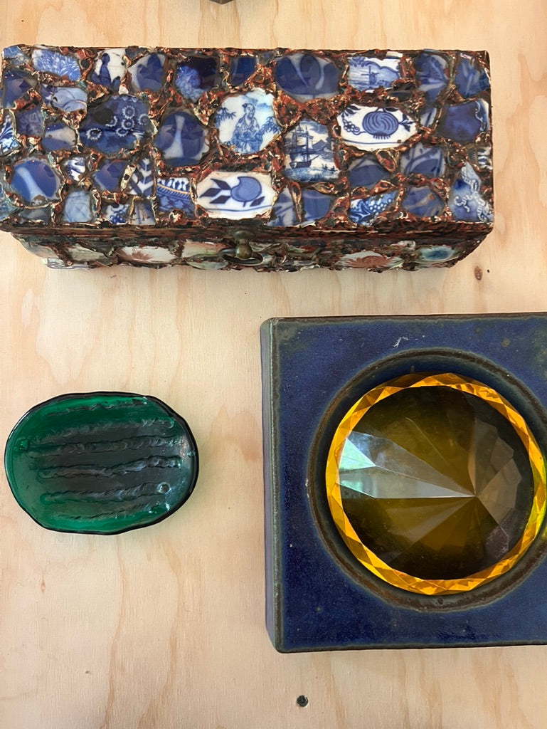 Vintage Mosaic Memory Box