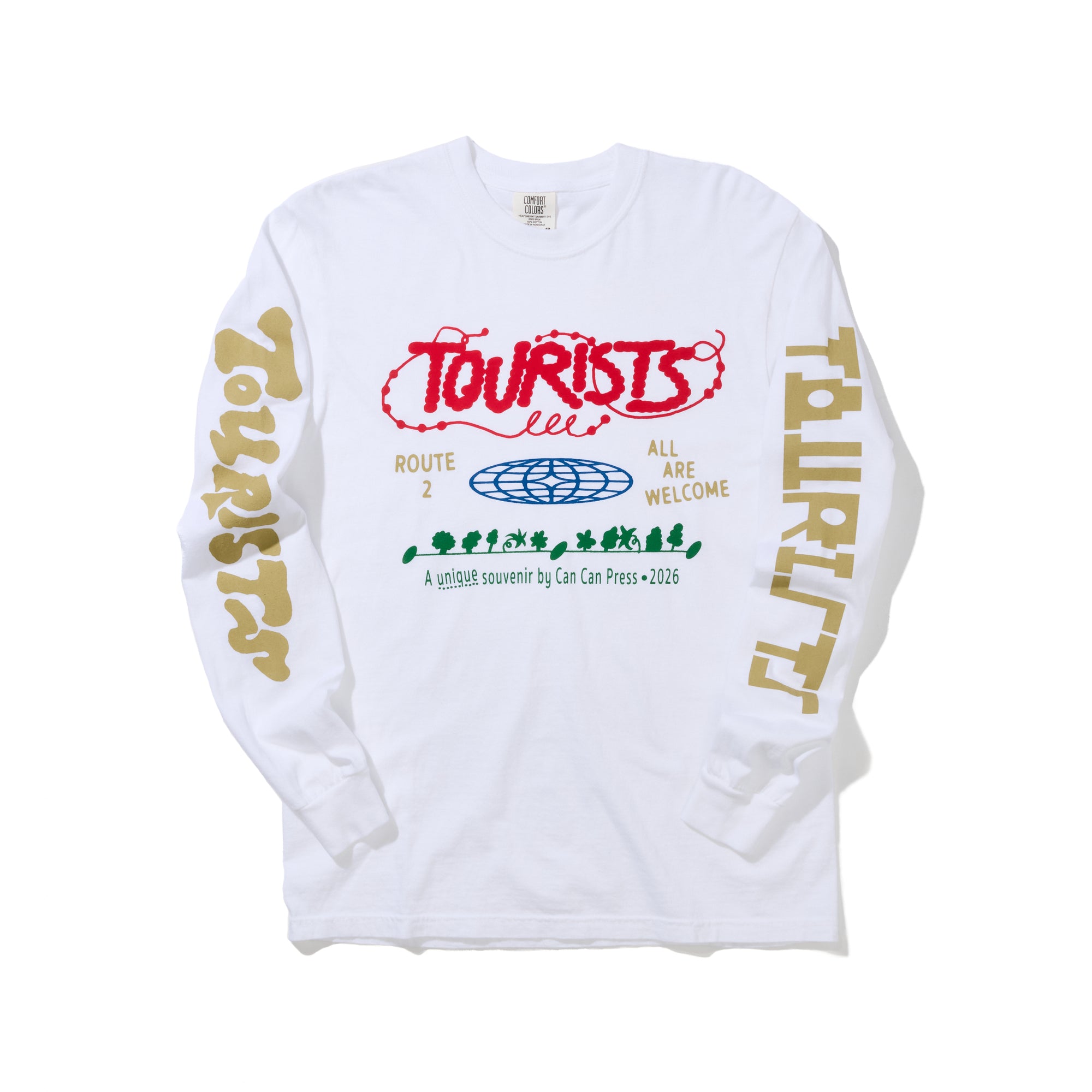 TOURISTS x CAN CAN PRESS Long Sleeve Tee