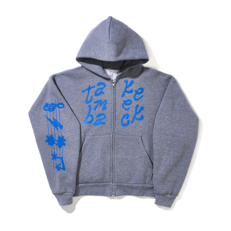 TOURISTS X CAN CAN PRESS Zip-up Hoodie