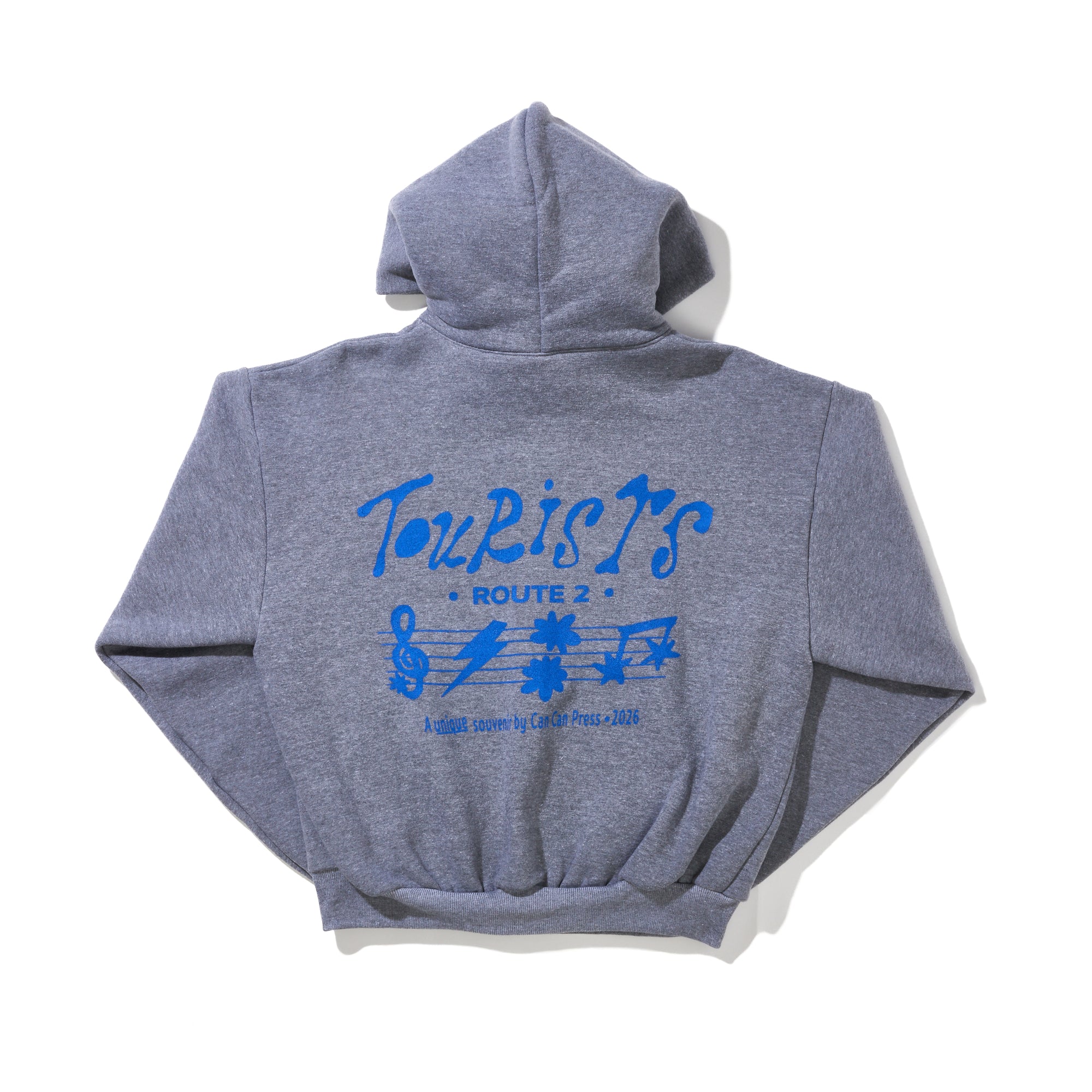 TOURISTS X CAN CAN PRESS Zip-up Hoodie