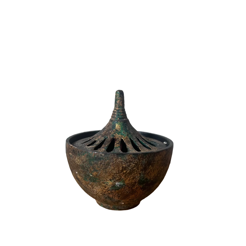 Vintage Cast Iron Incense Burner