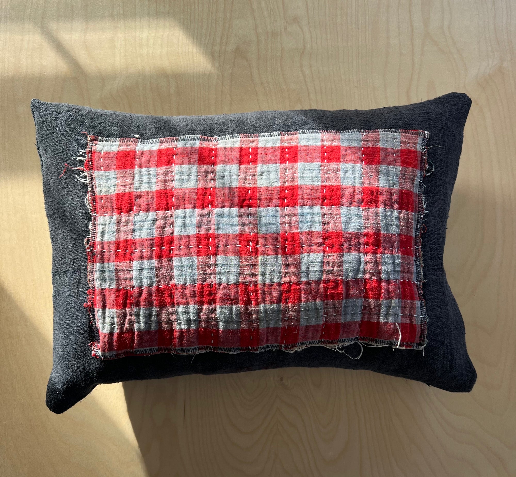 TOURISTS Vintage Boro Pillow Small