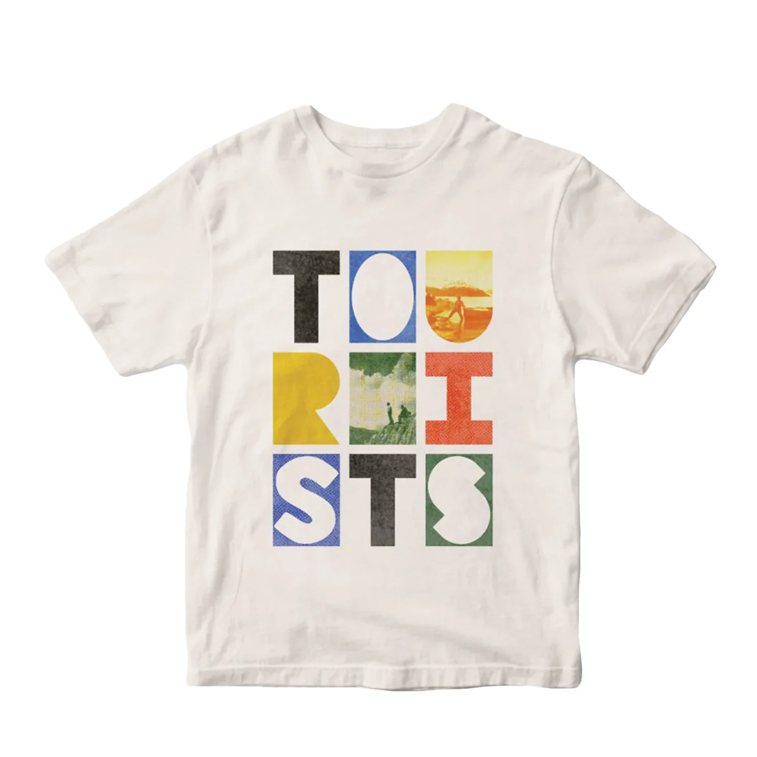 TOURISTS Vintage Image Block Tee