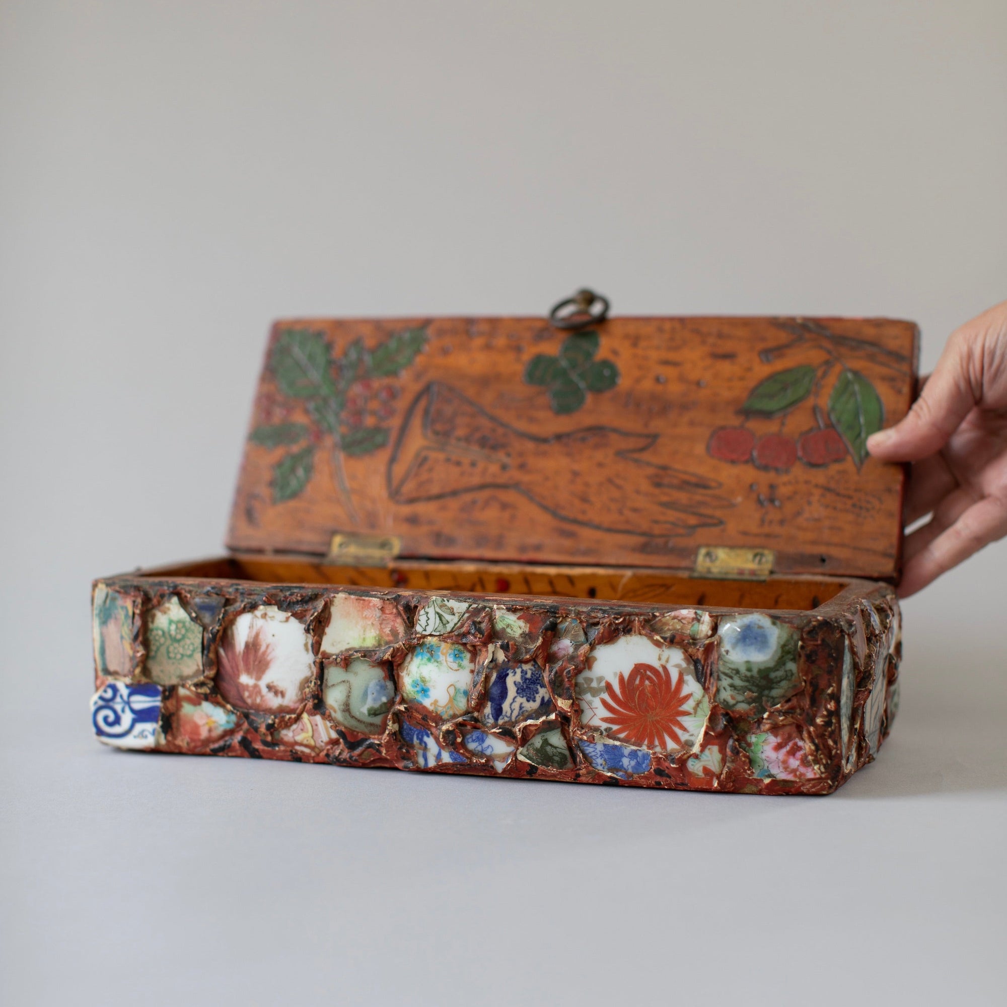 Vintage Mosaic Memory Box