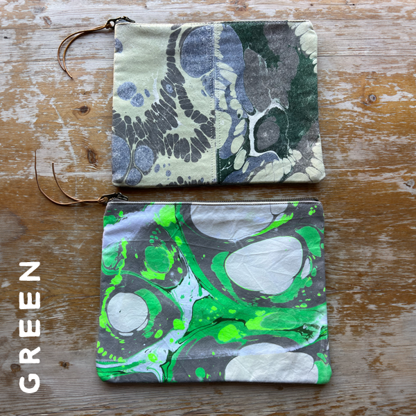 Marbled Zip Pouch