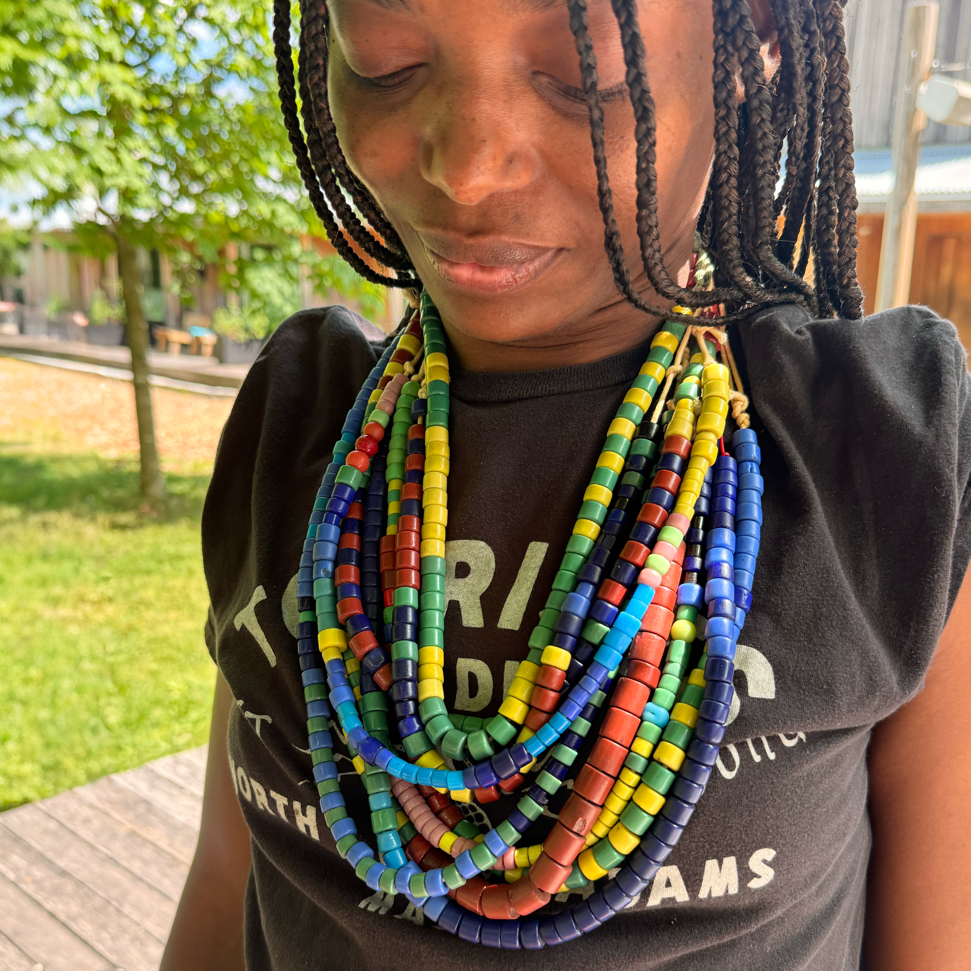 Vintage Java Bead Necklace