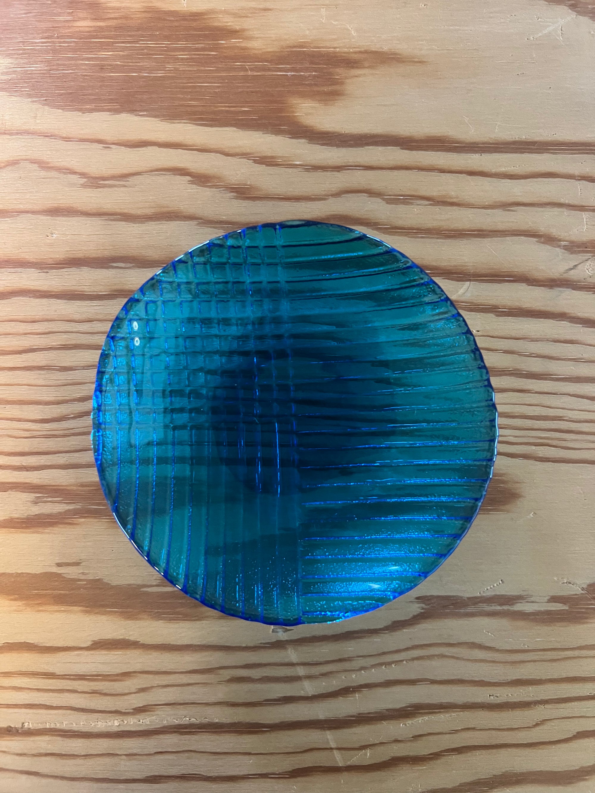 Hiroto Blue Glass Plate