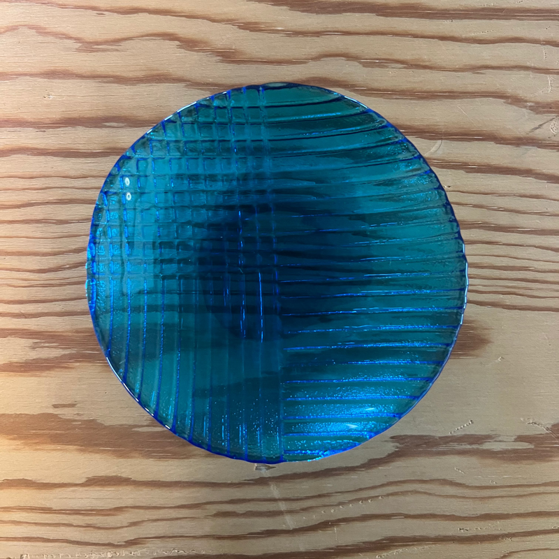 Hiroto Blue Glass Plate
