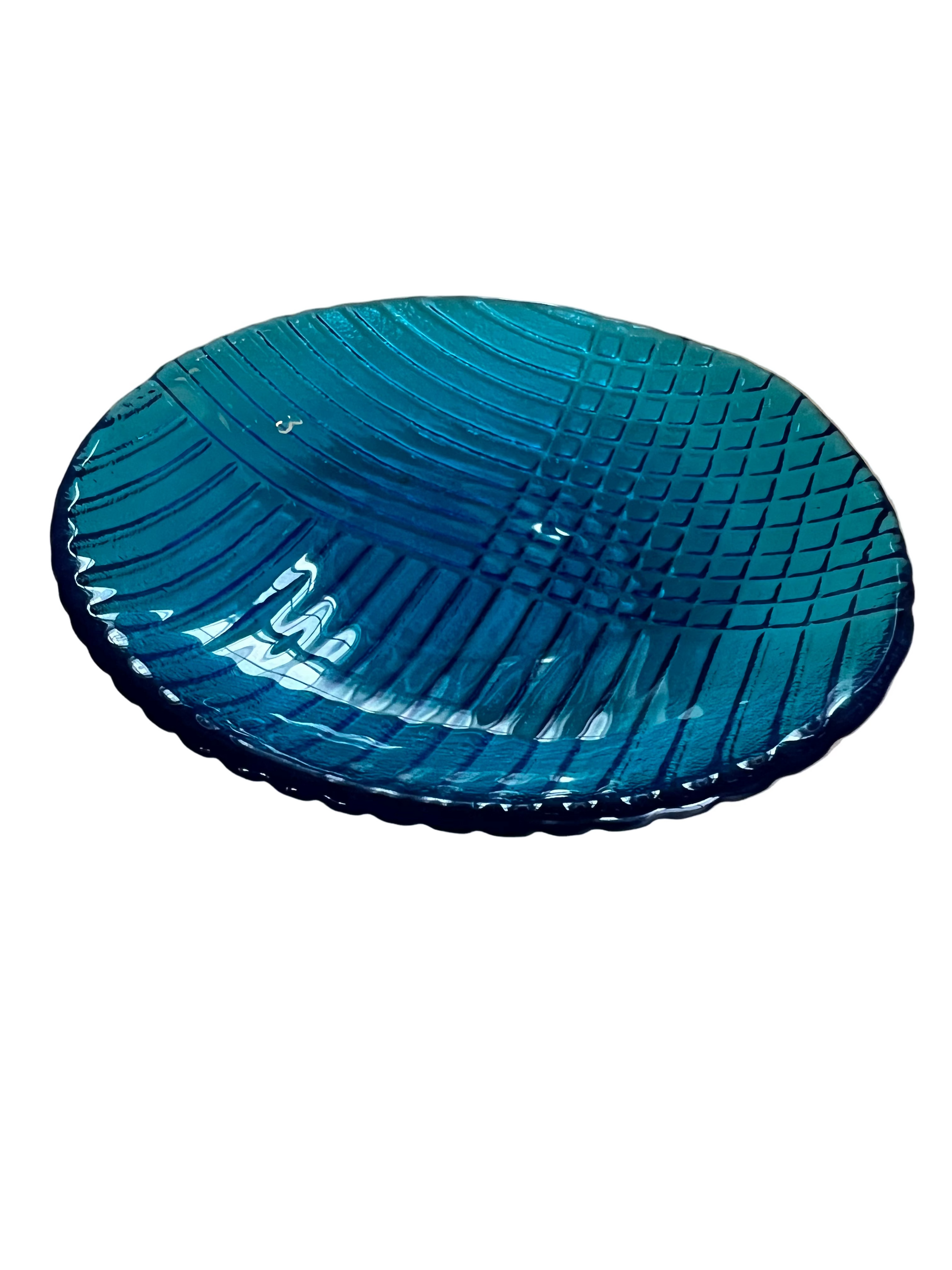 Hiroto Blue Glass Plate