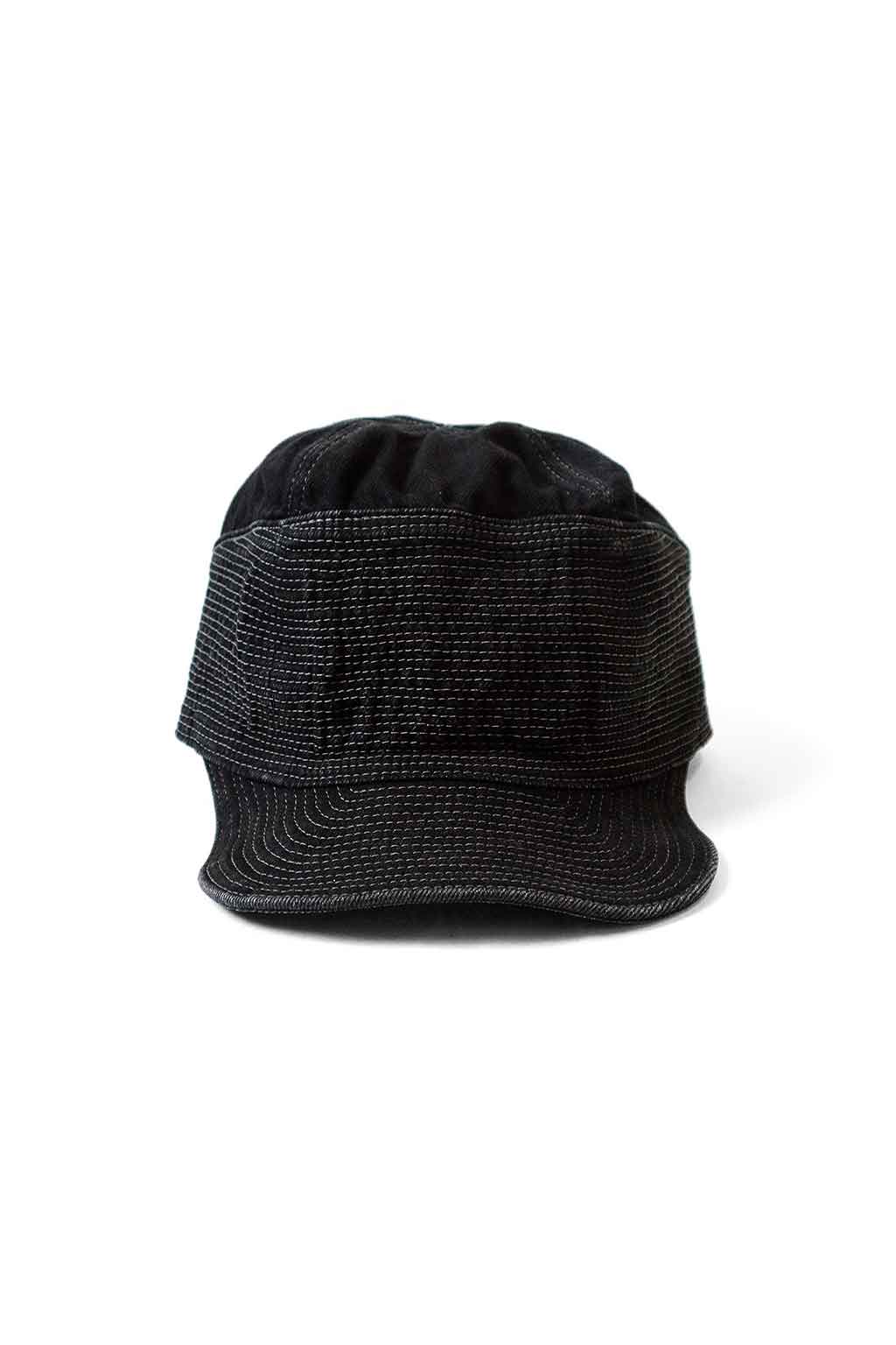 KAPITAL Old Man and the Sea Cap - Black