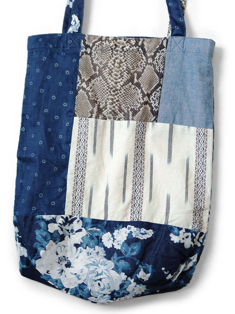 KAPITAL Patchwork Novel Tote