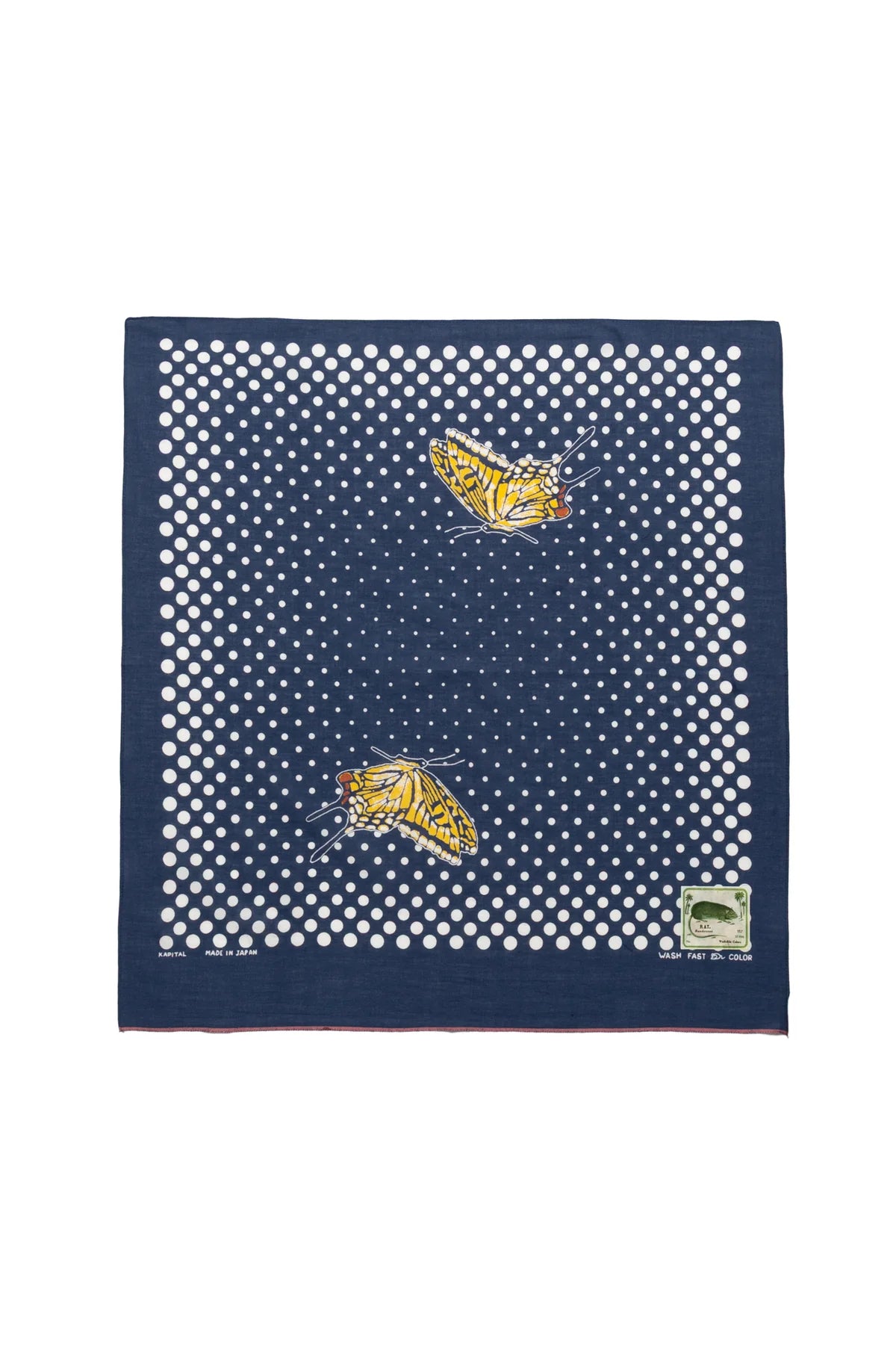 Kapital Coco Swallowtail Bandana NAVY