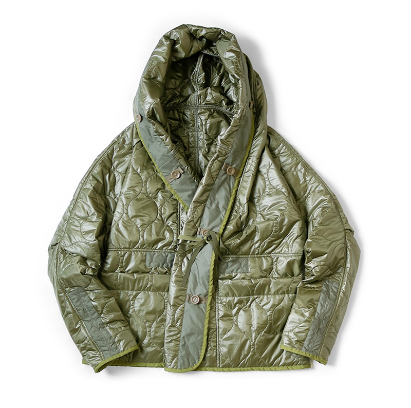 KAPITAL Quilted Nylon Ring Coat