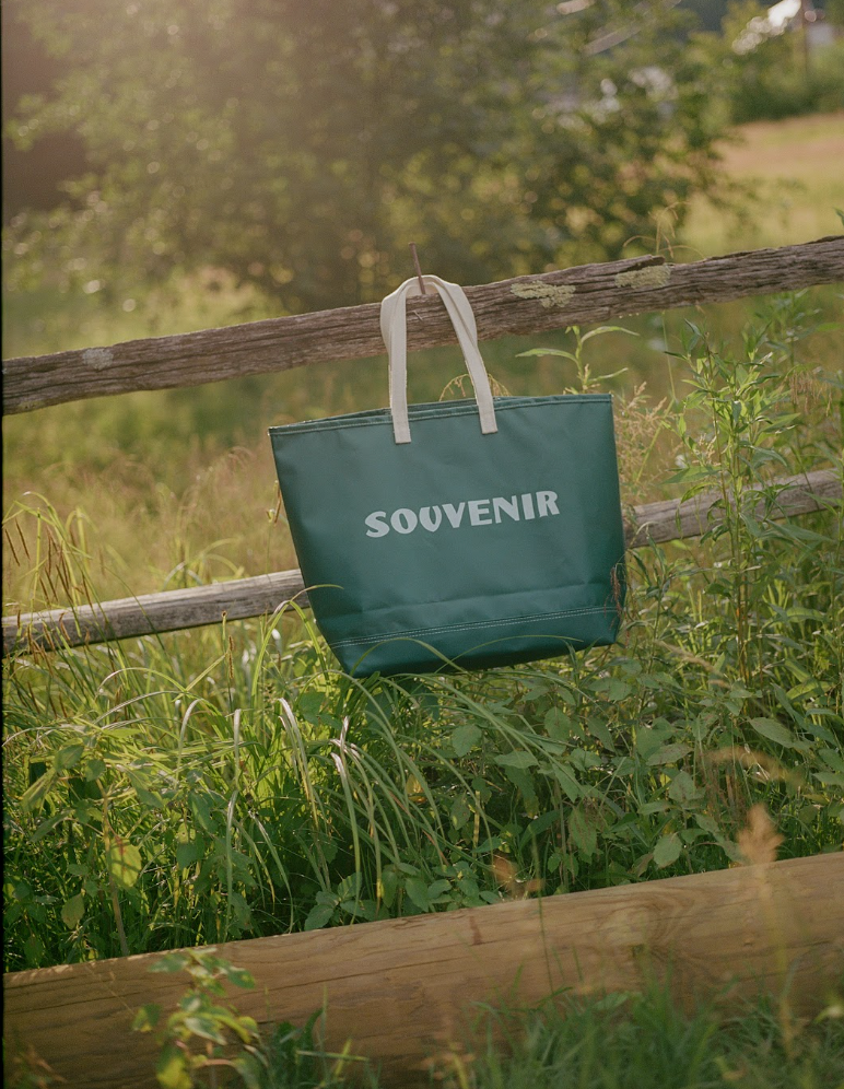 TOURISTS Vinyl SOUVENIR Tote Bag