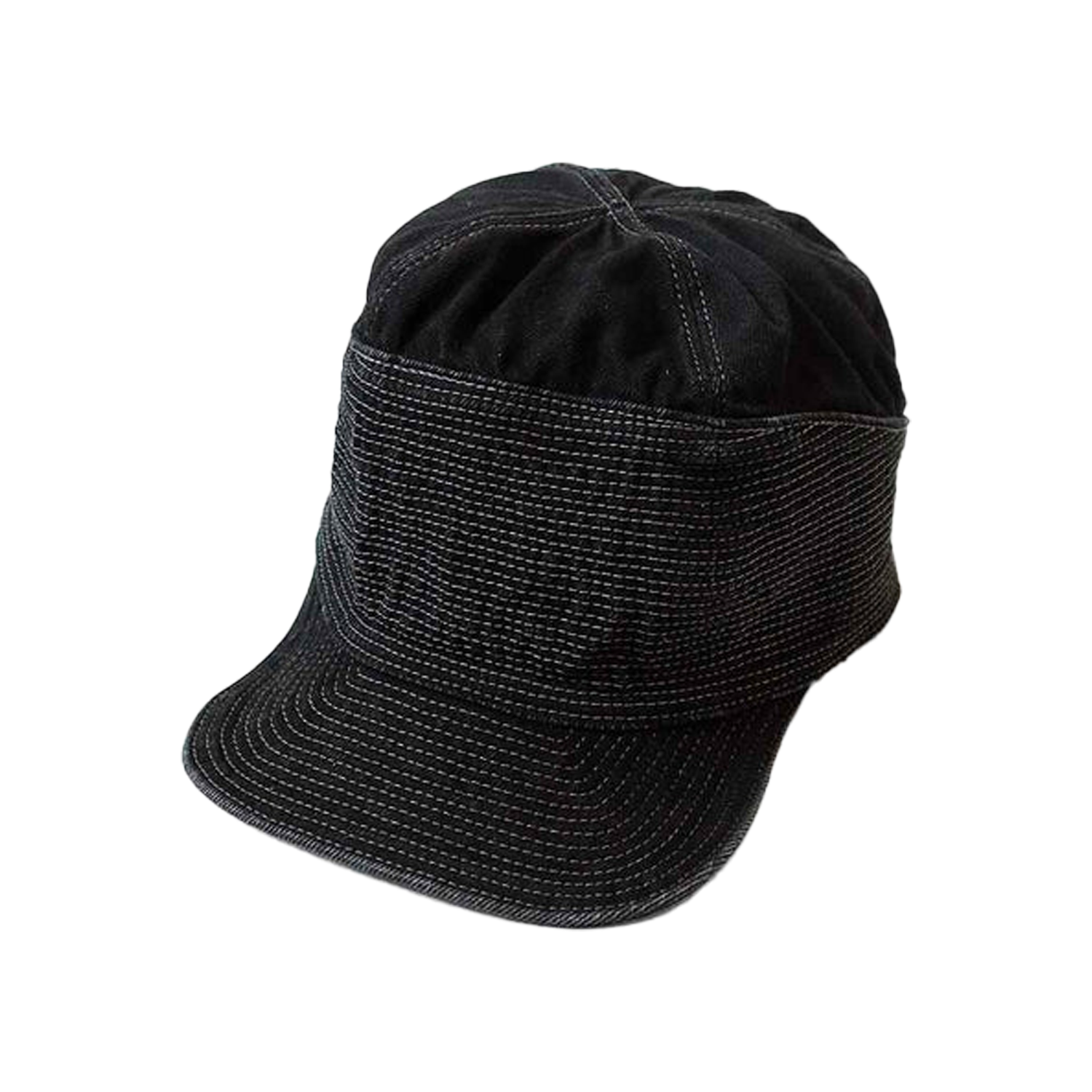 KAPITAL Old Man and the Sea Cap - Black