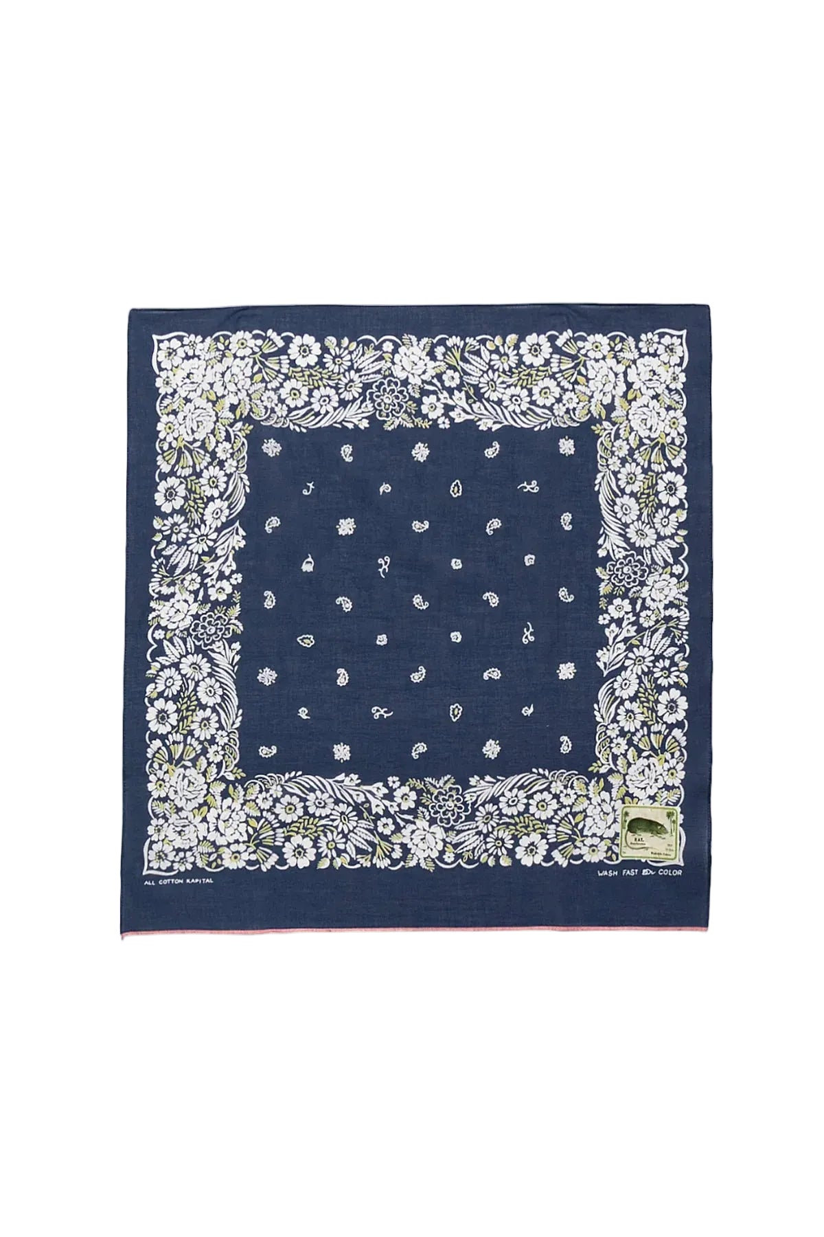 Kapital Churchill Garden Bandana  - Navy