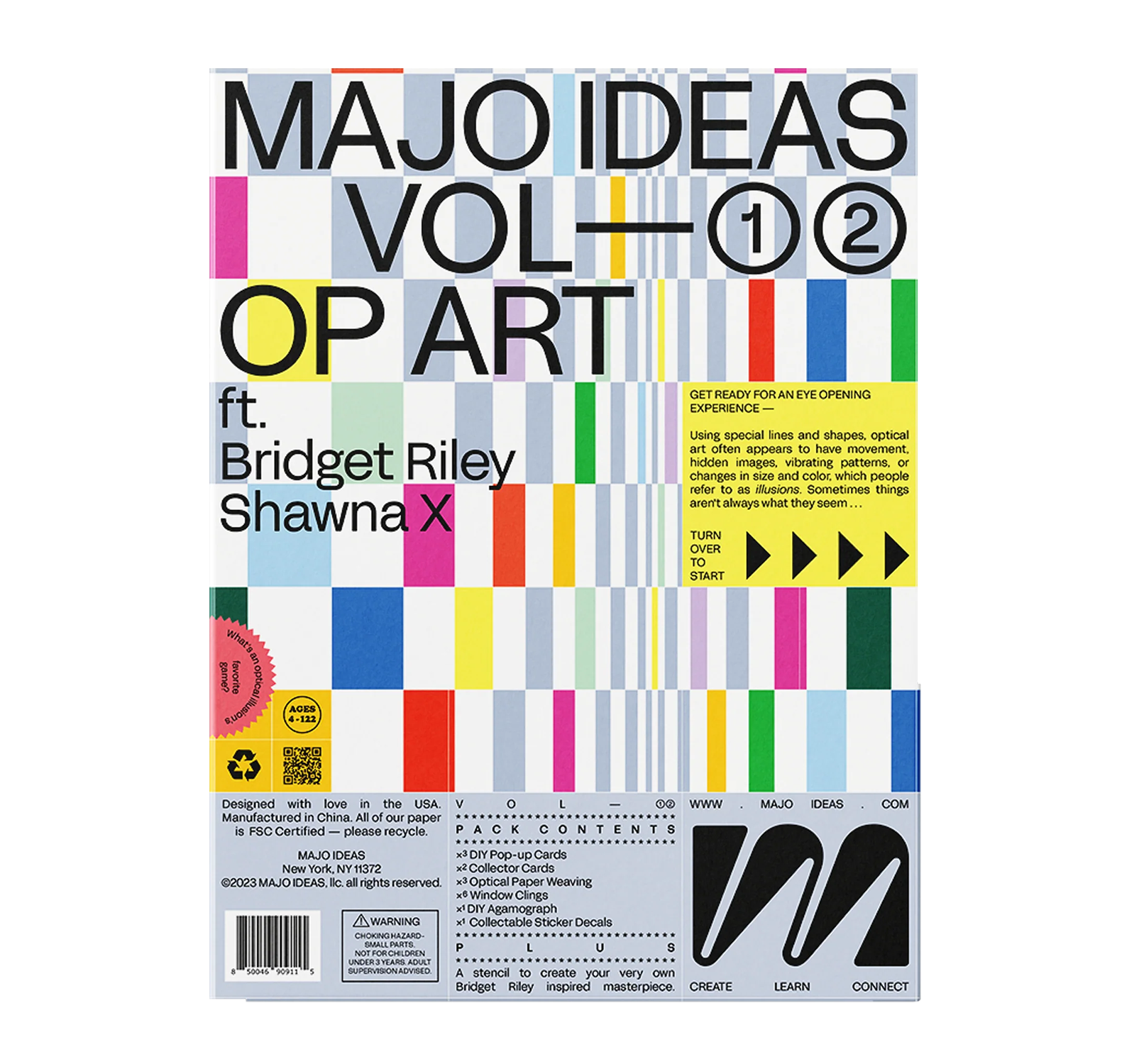 Majo Ideas - Op Art Activity Book