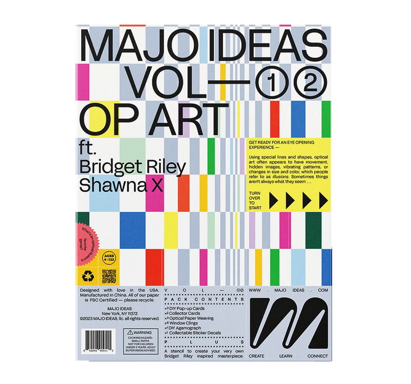Majo Ideas - Op Art Activity Book