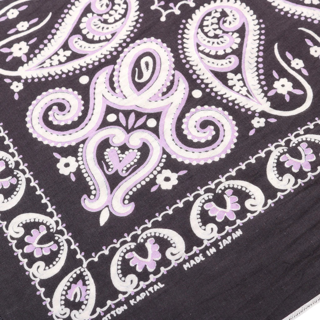 Kapital Sambo Paisley Bandana - Black