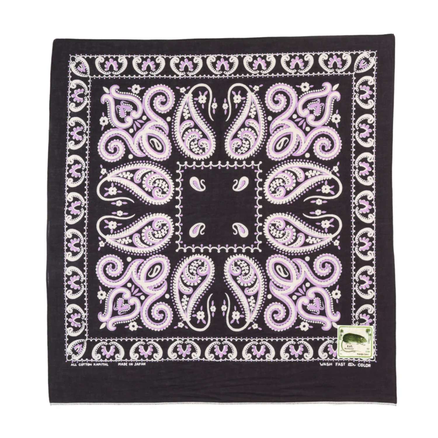 Kapital Sambo Paisley Bandana - Black