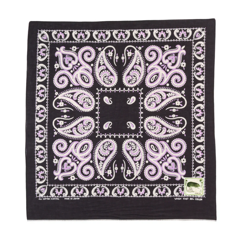 Kapital Sambo Paisley Bandana - Black