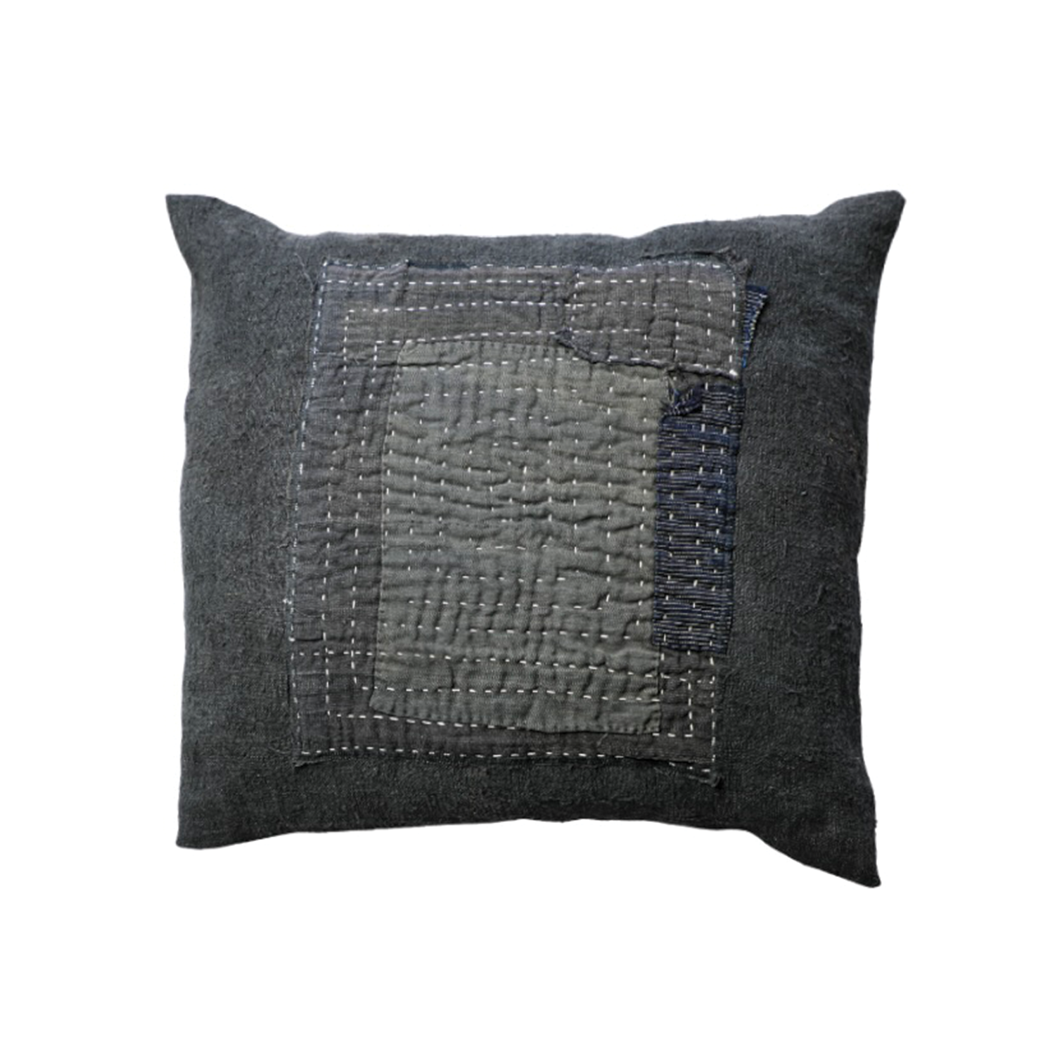 TOURISTS Vintage Japanese Boro Pillow Large