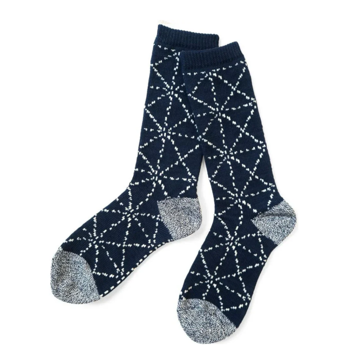 Kapital Sashiko Socks - Navy